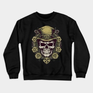 St. Patricks day themed cool skull Crewneck Sweatshirt